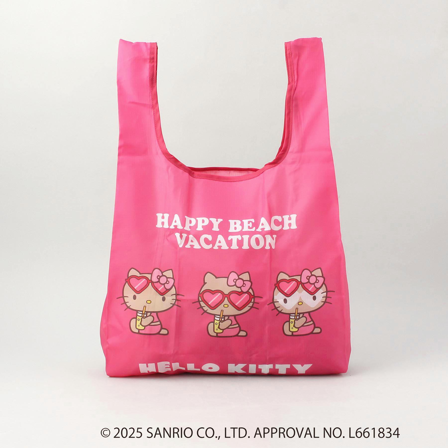212 KITCHEN STORE「日焼けハローキティ エコバッグ M PK」|その他|その他