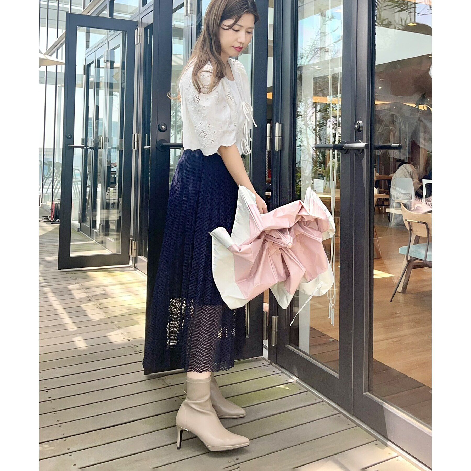 Ober Tashe「【紫外線遮蔽率90％以上/晴雨兼用/日傘/折りたたみ傘/UVカット/熱中症対策】バイカラー」|傘|