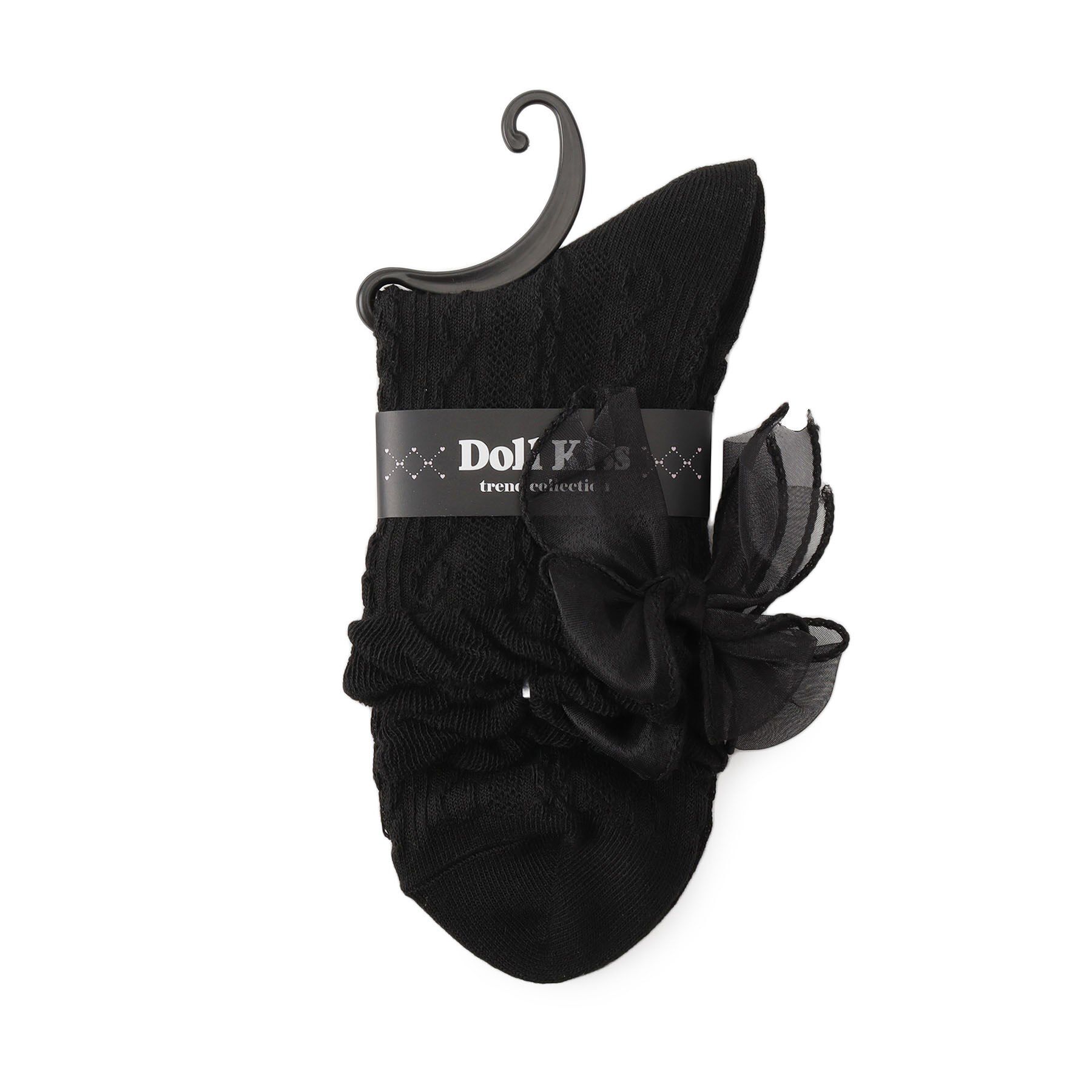 Doll Kiss「オーガンジーリボンソックス」|ソックス|ブルー(092)