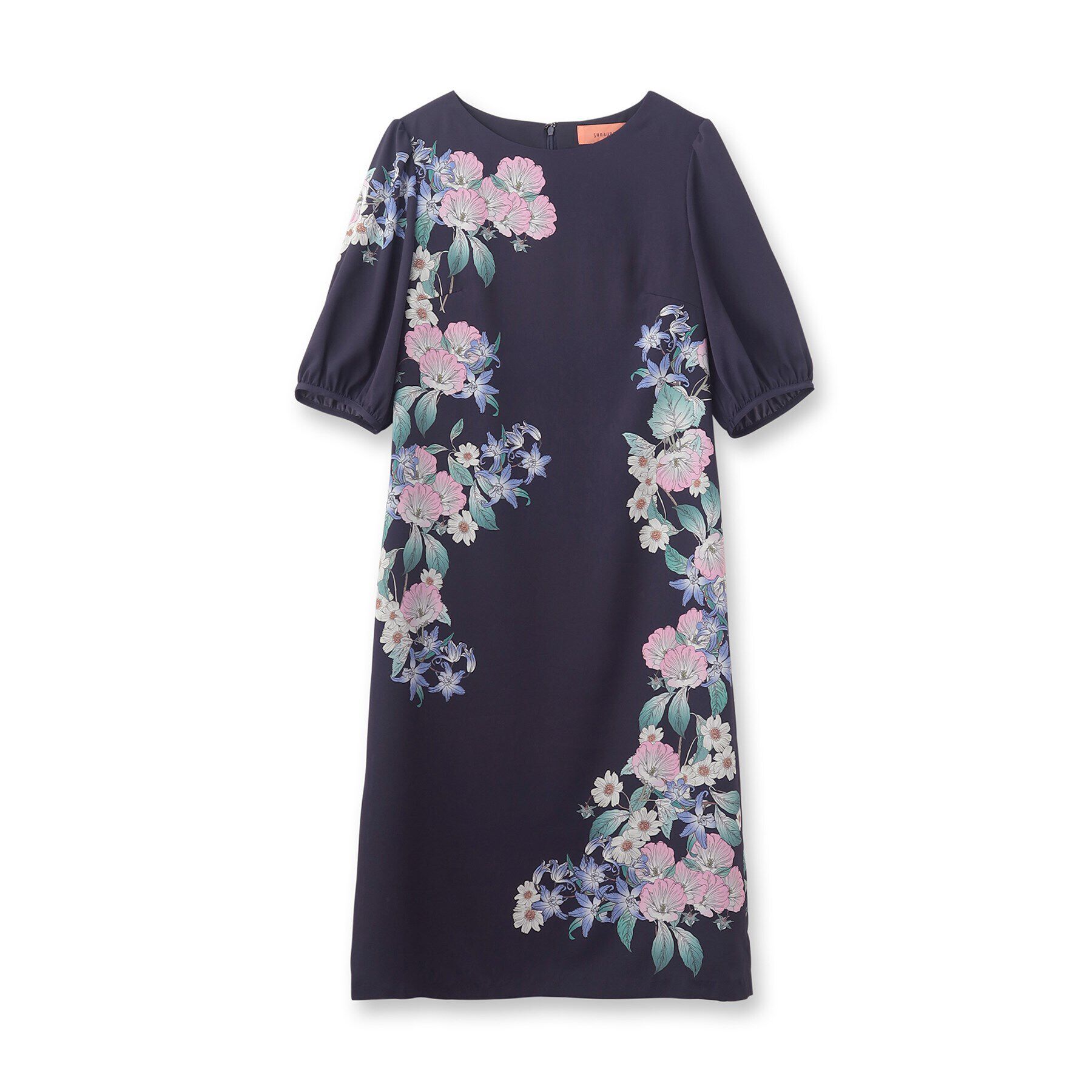 SunaUna「【＆yours project／パネル柄】フラワープリントワンピース」|ワンピース|