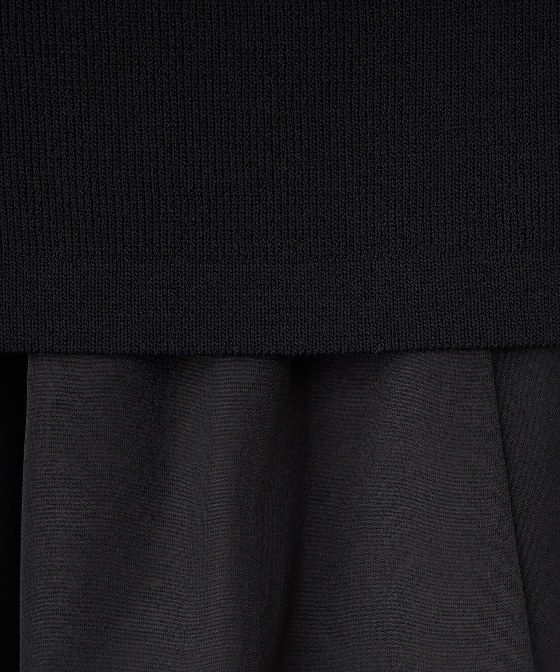 COCO DEAL「オーガンジーペプラムドッキングニット」|ニット・セーター|