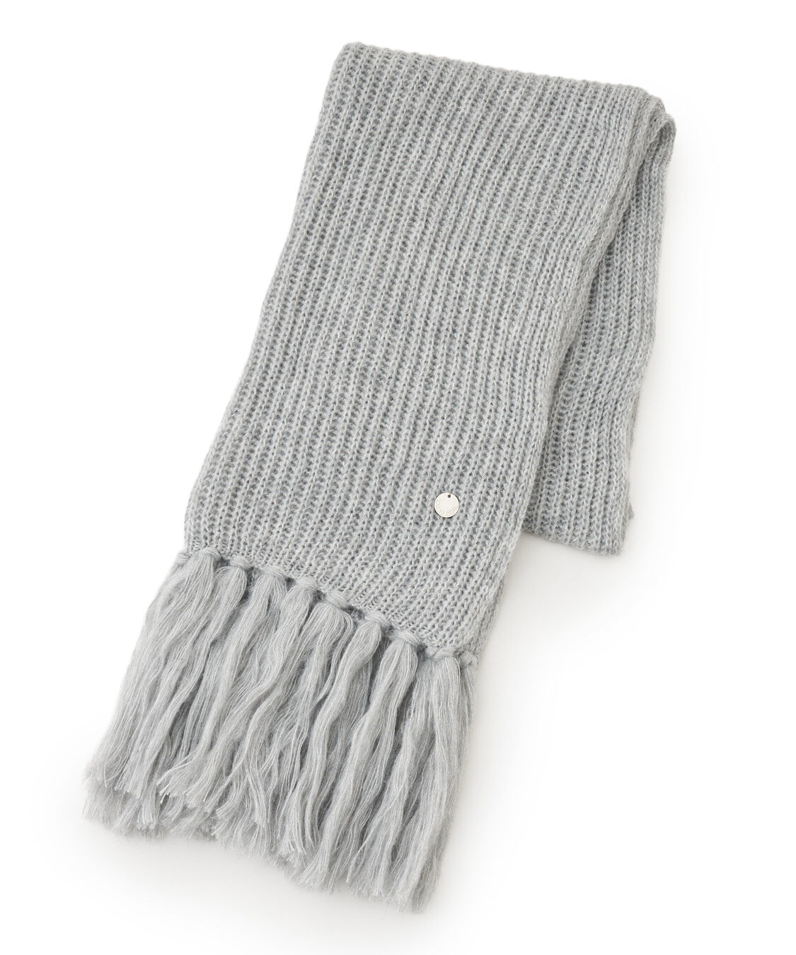 COCO DEAL「ローゲージニットマフラー」|マフラー|杢グレー