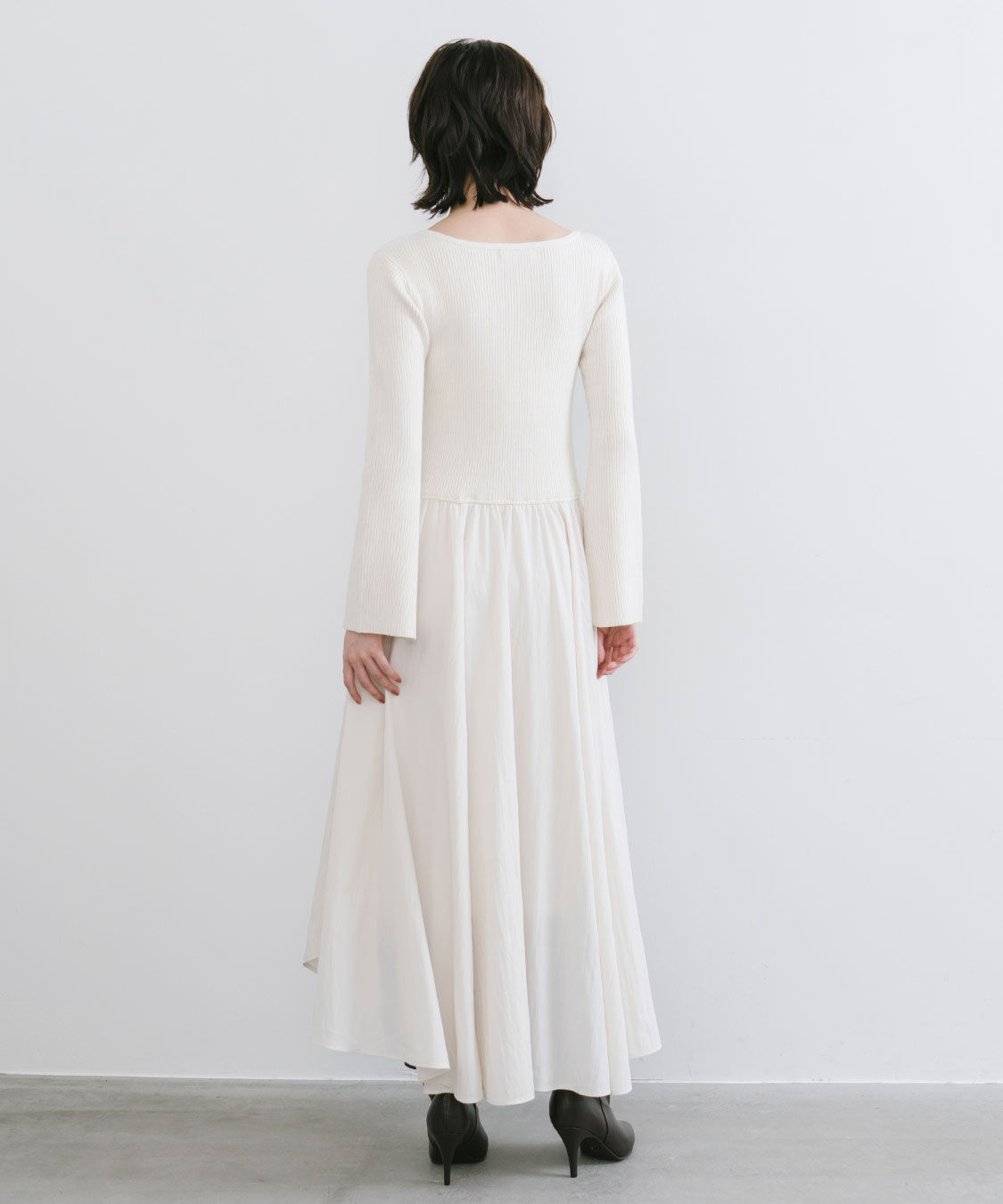 ココディール　新品未使用タグなしペタルヘムスカートドッキングニットワンピース ペタルヘムスカートドッキングニットワンピース｜PETAL ONLINE（ペタル