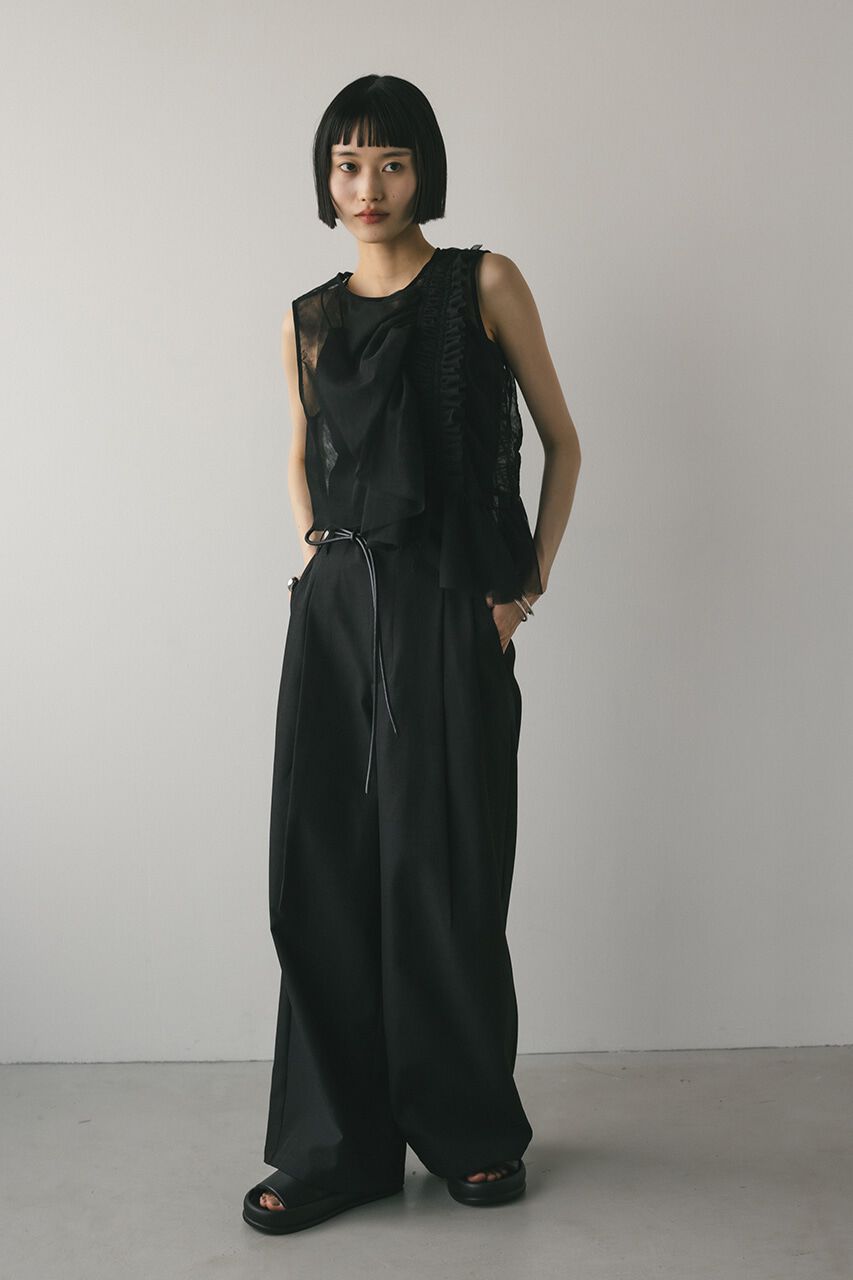 STYLEMIXER「ローウエストベルトワイドパンツ」|その他|