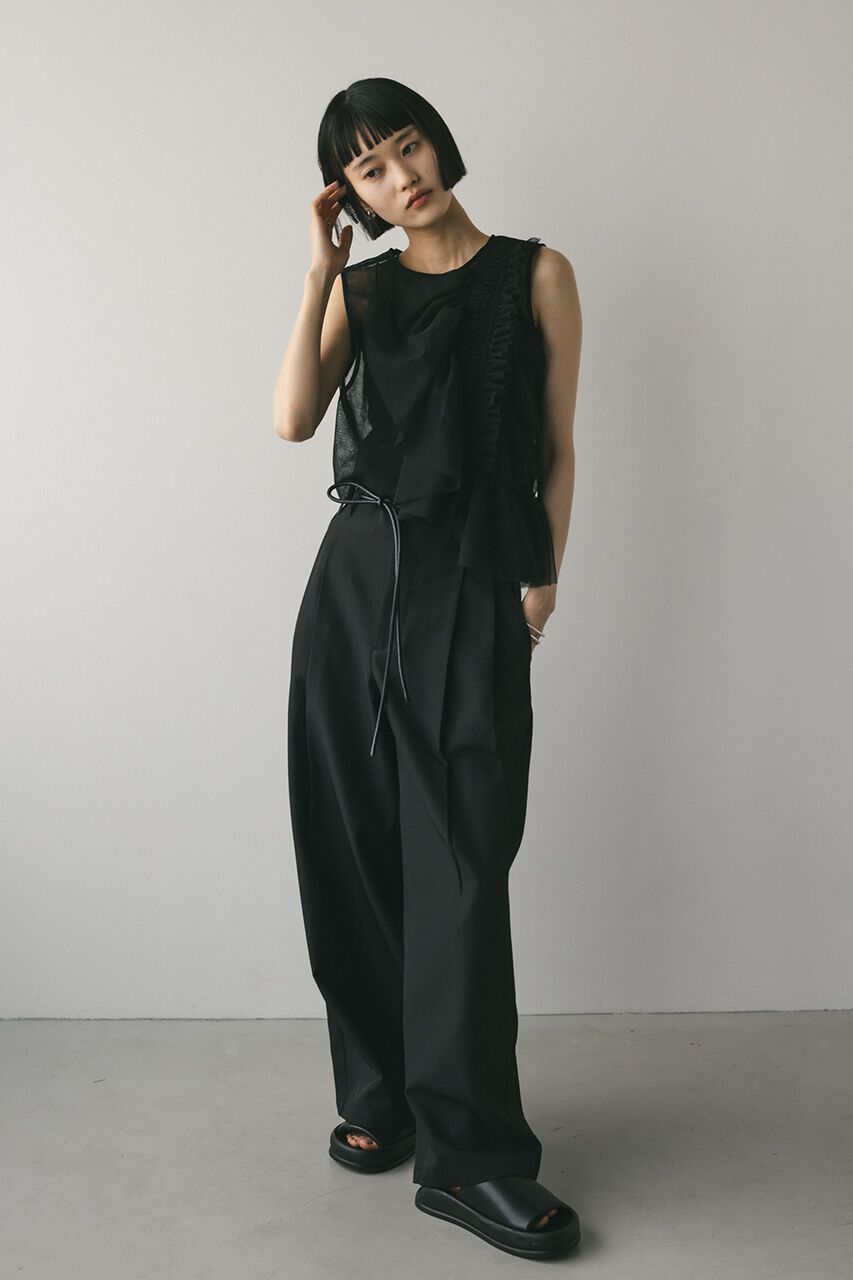 STYLEMIXER「ローウエストベルトワイドパンツ」|その他|