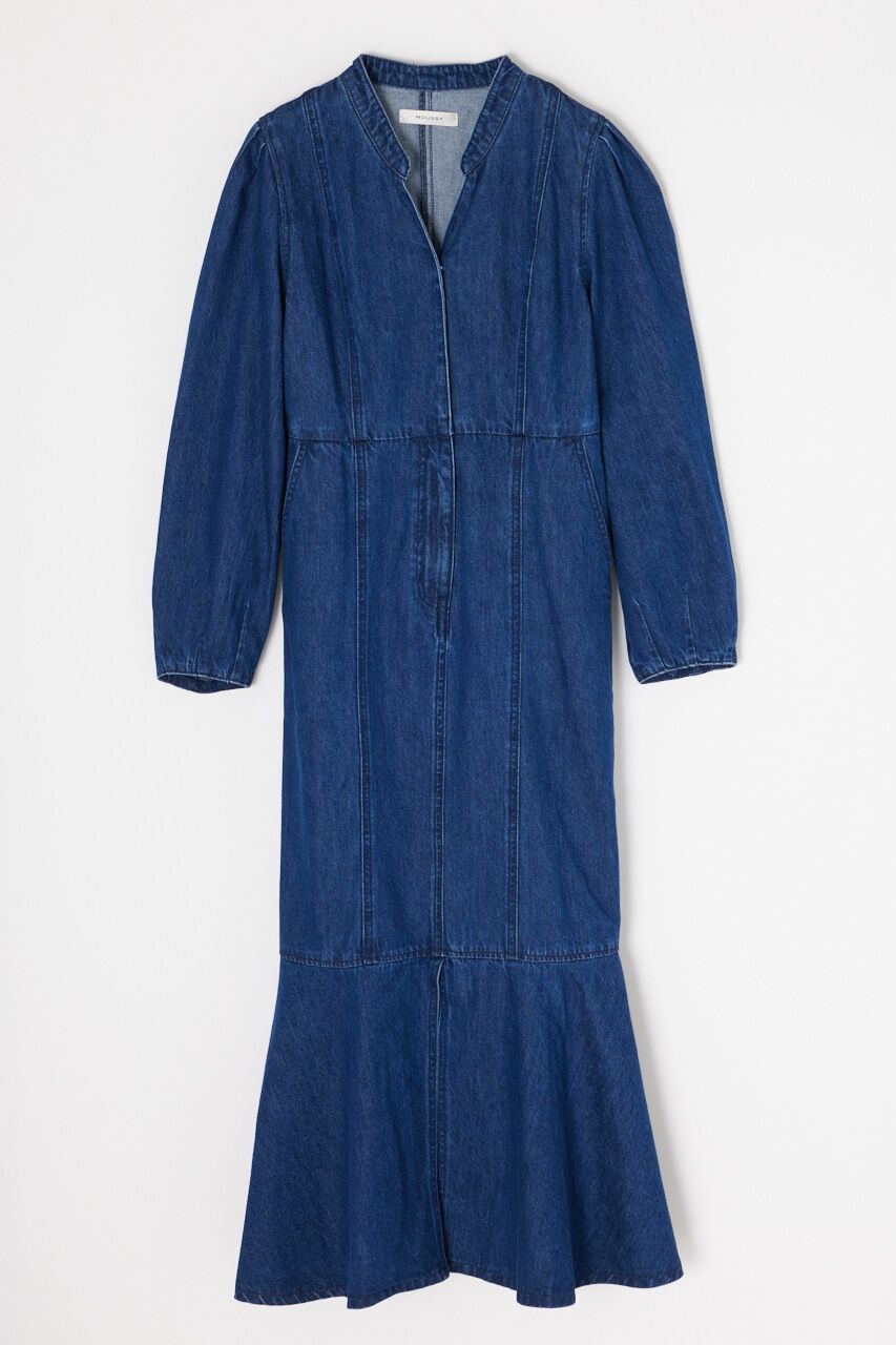 MOUSSY「DENIM MAXI ドレス」|ワンピース|