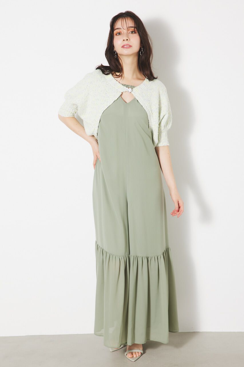 rienda「2WAYクロップドボレロKnit CD」|カーディガン|