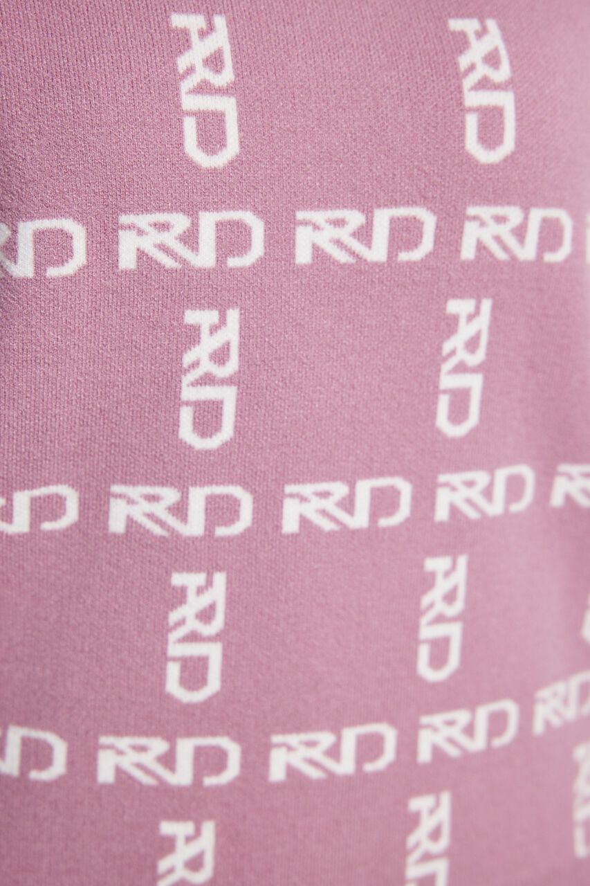 rienda「ニットロゴJQ ベスト」|ダウンベスト・ベスト|