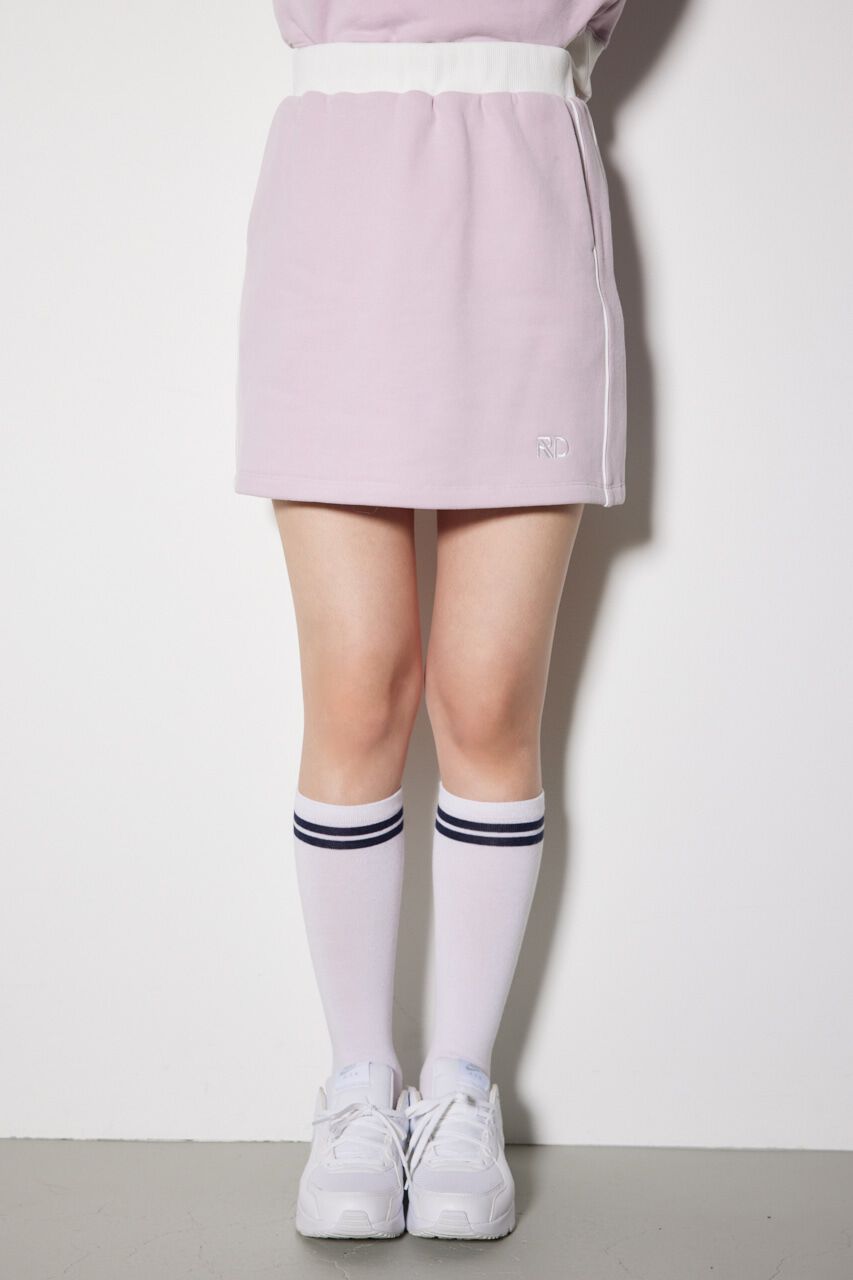 rienda「サイドラインスウェットスカート」|スカート|