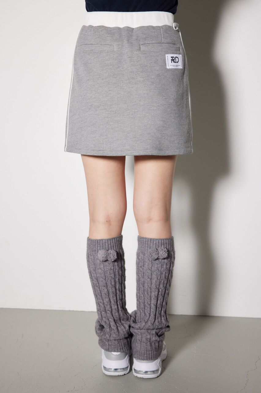rienda「サイドラインスウェットスカート」|スカート|