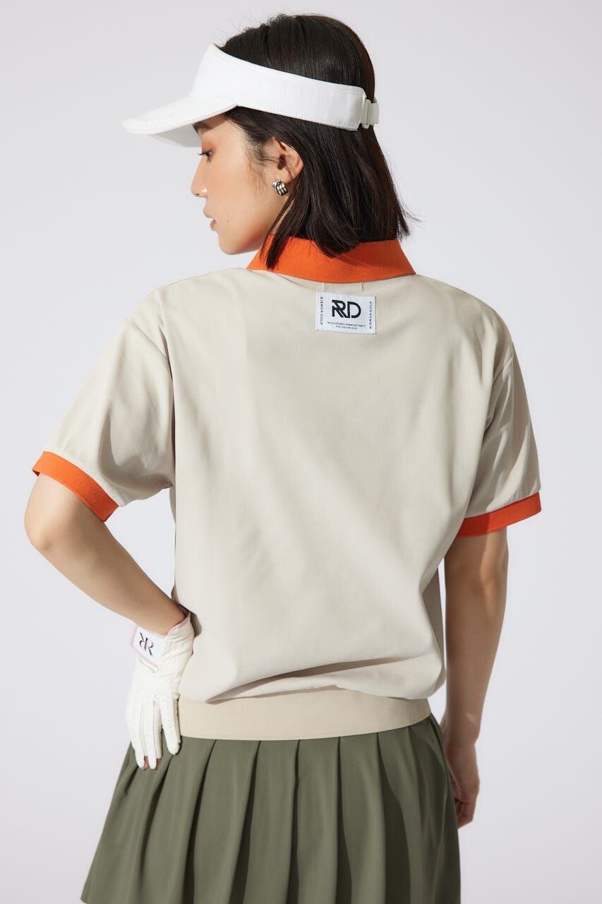 rienda「RDバイカラールーズポロシャツ」|シャツ・ブラウス|