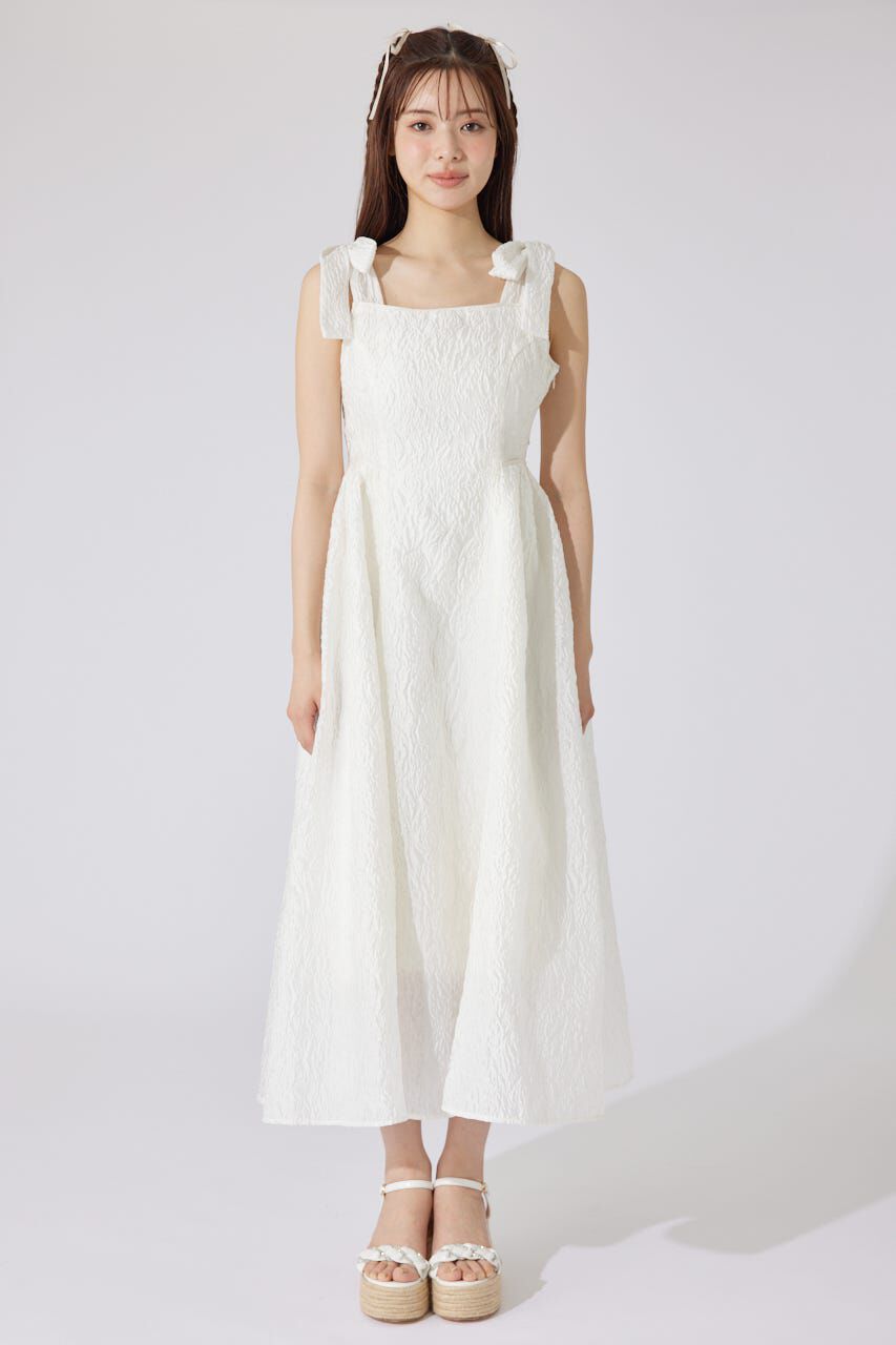 rienda「ショルダーリボンワンピース」|ワンピース|