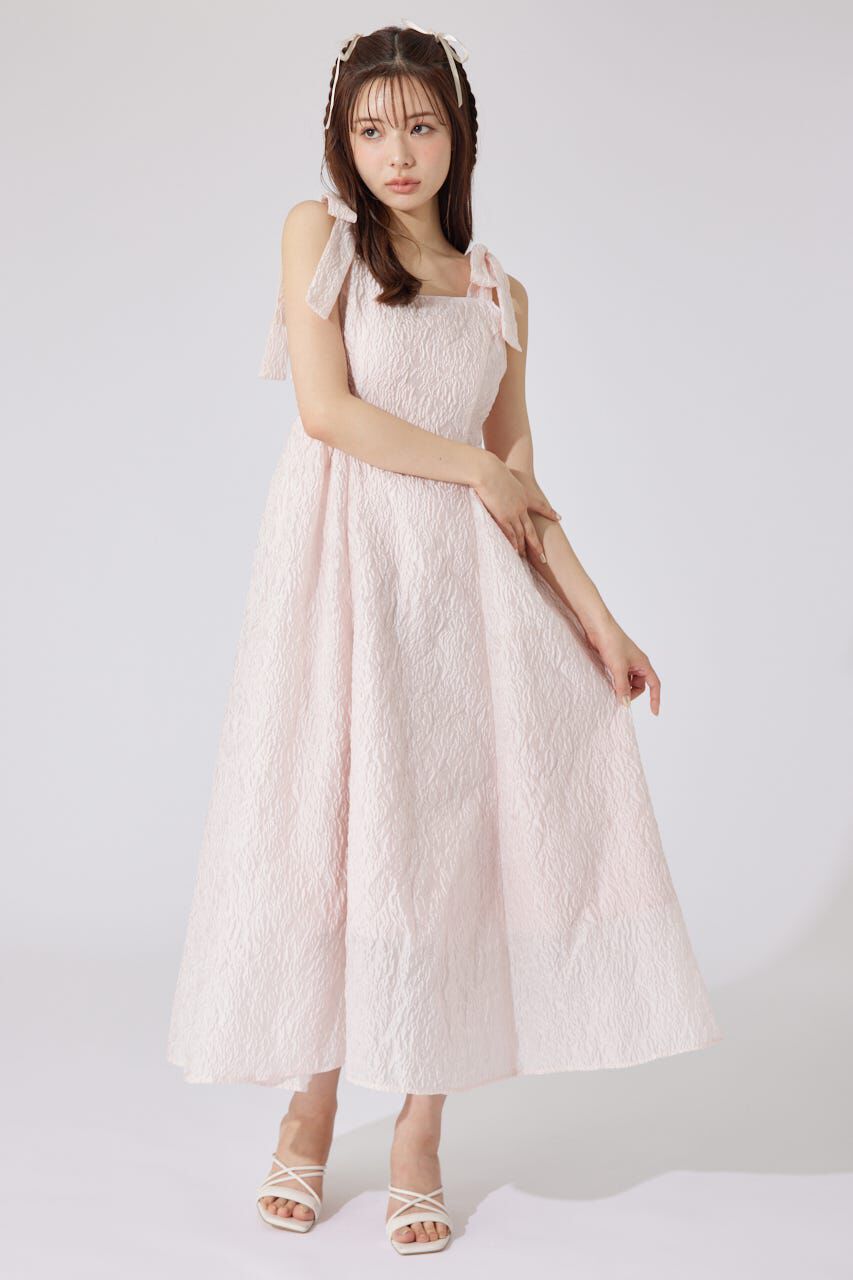 rienda「ショルダーリボンワンピース」|ワンピース|