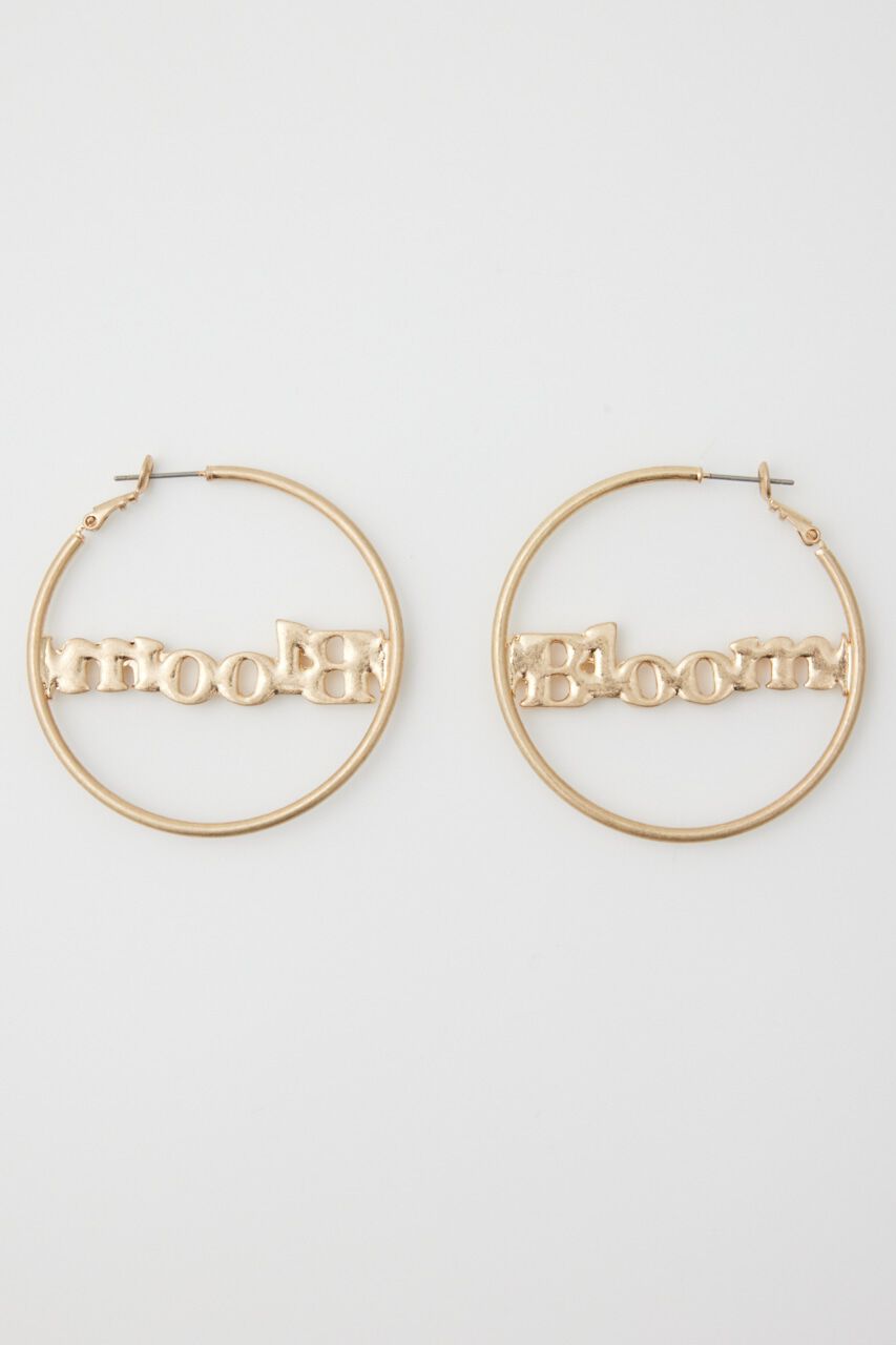 SLY「LOGO HOOP ピアス」|ピアス|