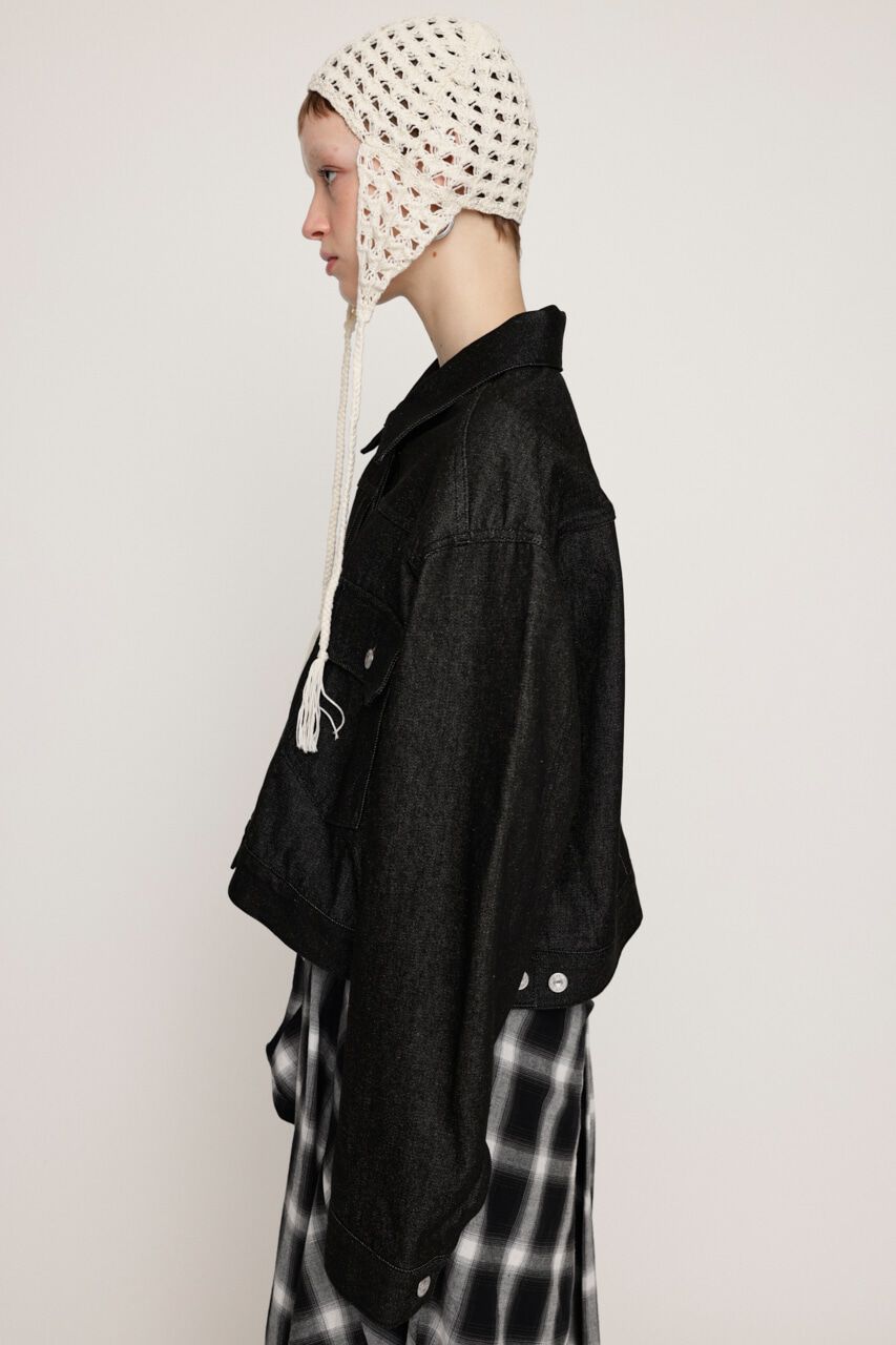 SLY「CROP DENIM JK-AB」|デニムジャケット|