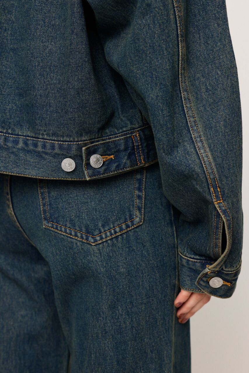SLY「CROP DENIM JK-AB」|デニムジャケット|