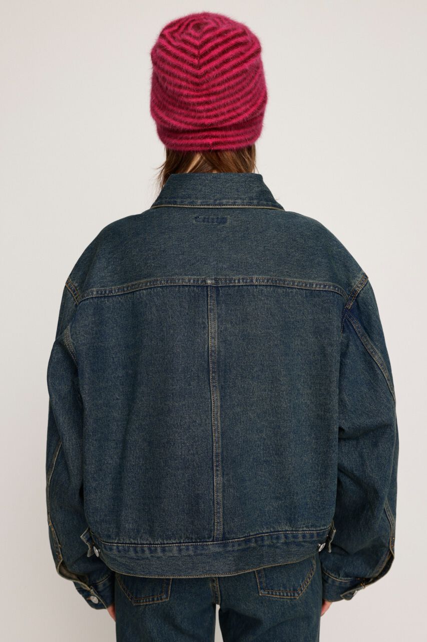 SLY「CROP DENIM JK-AB」|デニムジャケット|