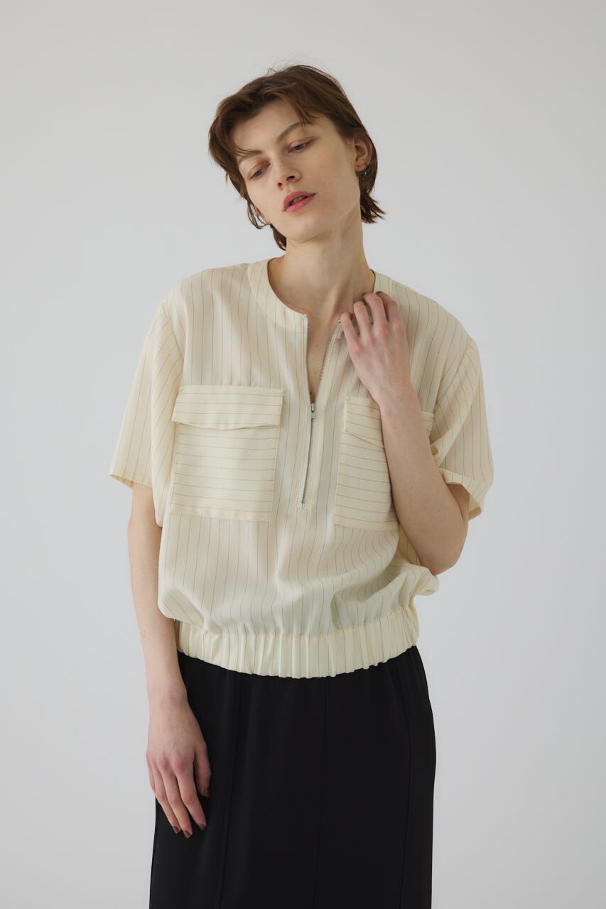 RIM.ARK 「Zip up box tops」|シャツ・ブラウス|