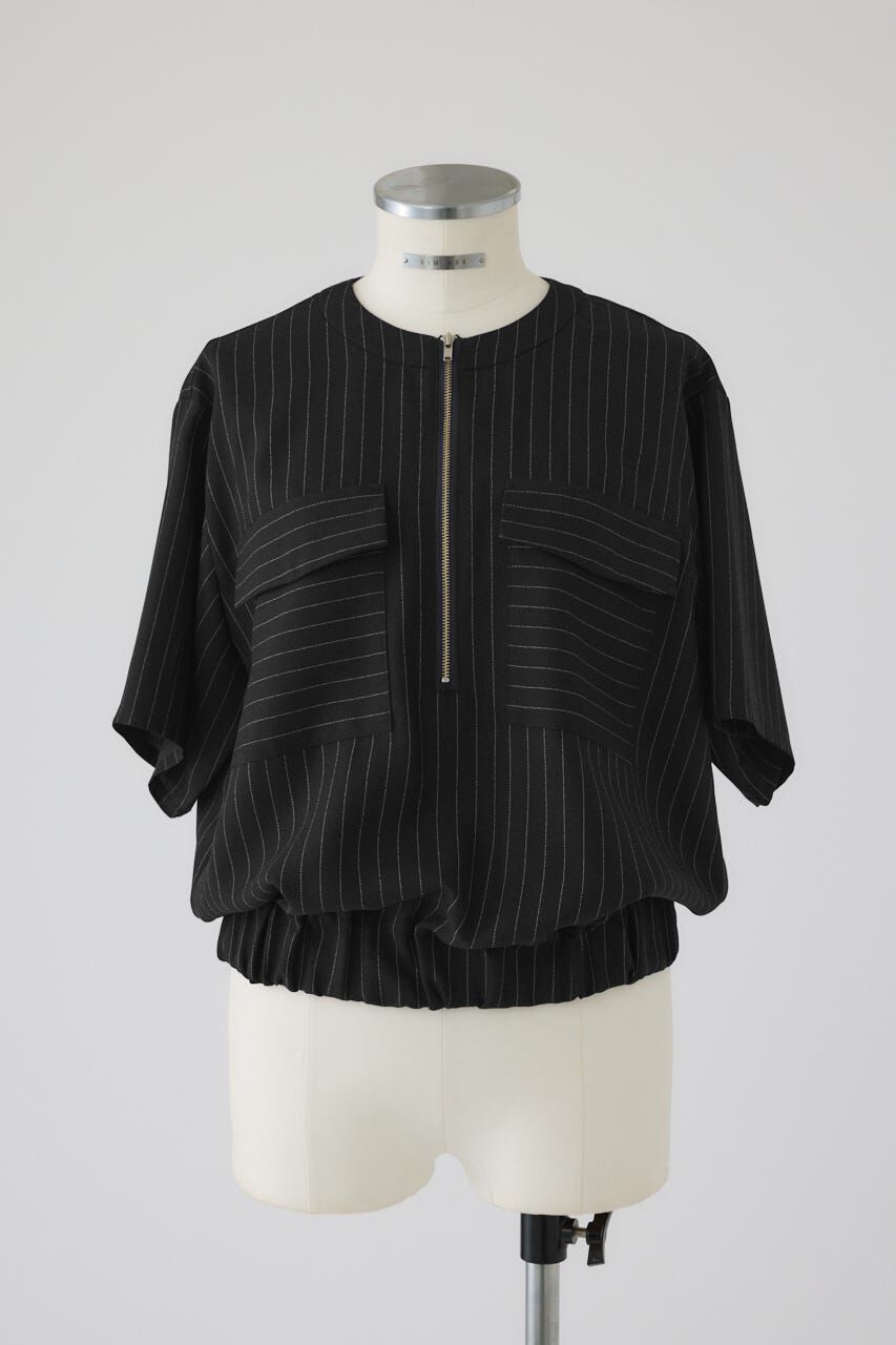 RIM.ARK 「Zip up box tops」|シャツ・ブラウス|BLK
