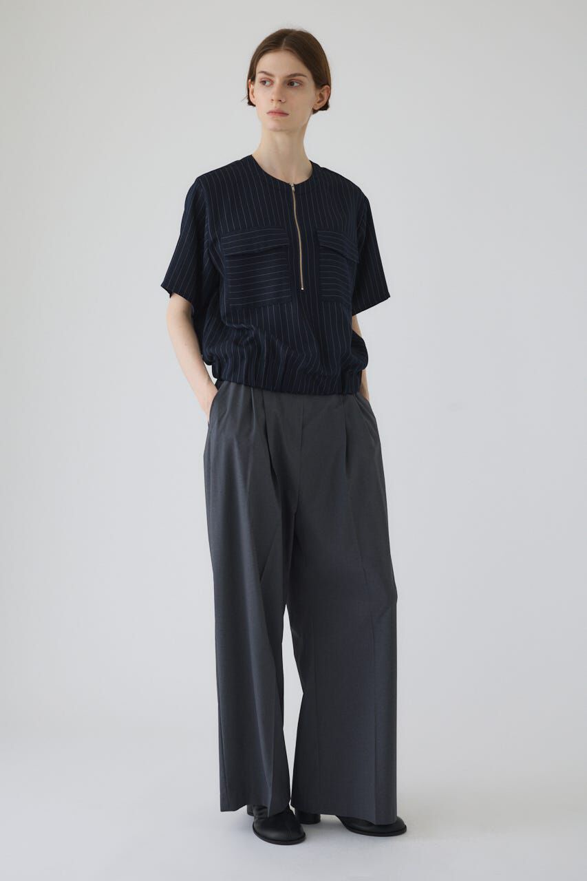 RIM.ARK 「Zip up box tops」|シャツ・ブラウス|NVY