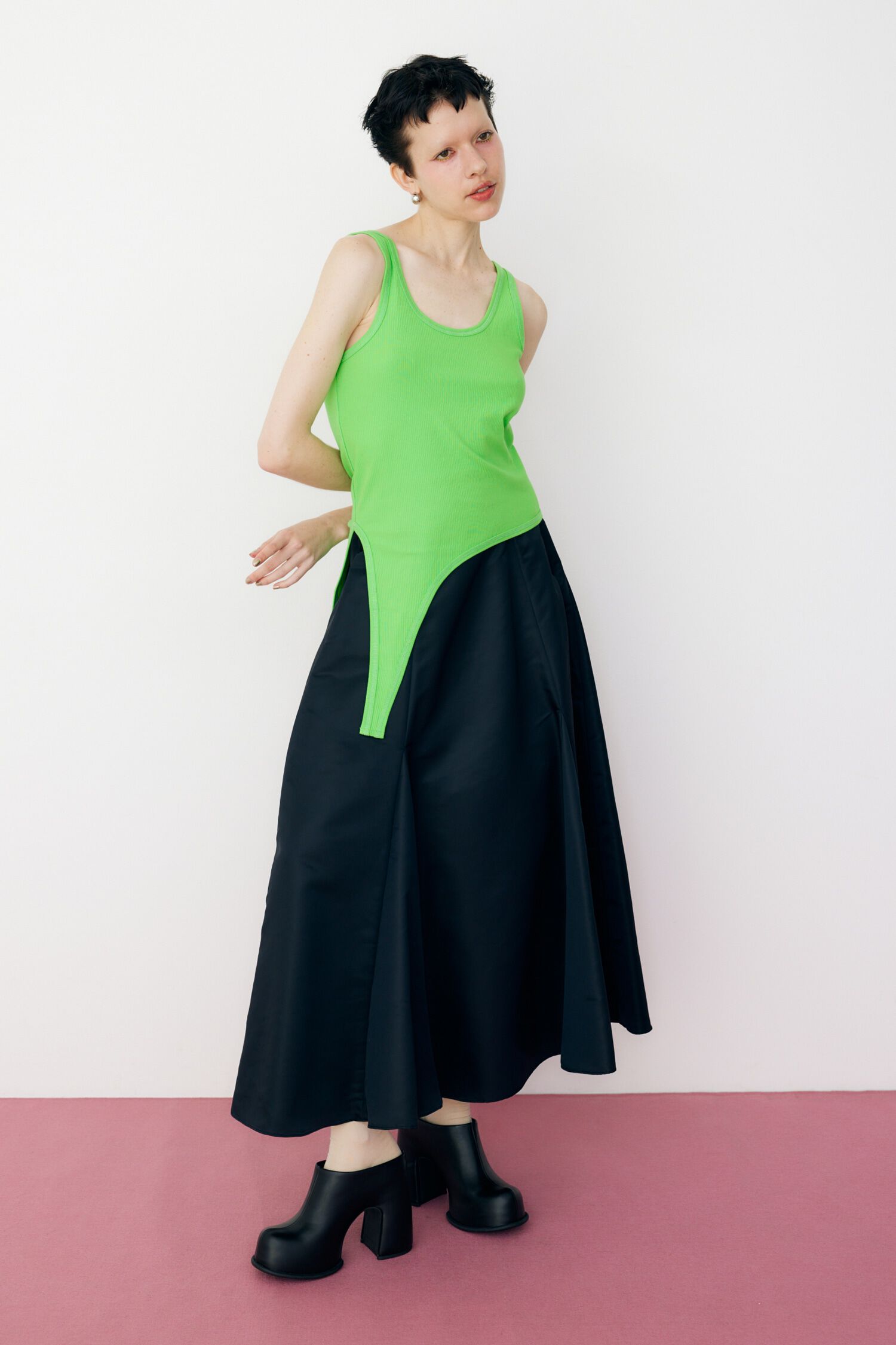 HeRIN.CYE「Nylon maxi skirt」|スカート|