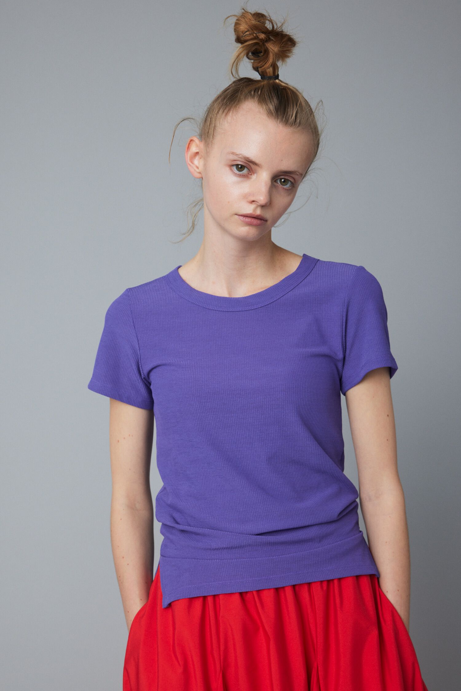 HeRIN.CYE「Crew neck tee」|Tシャツ・カットソー|PUR