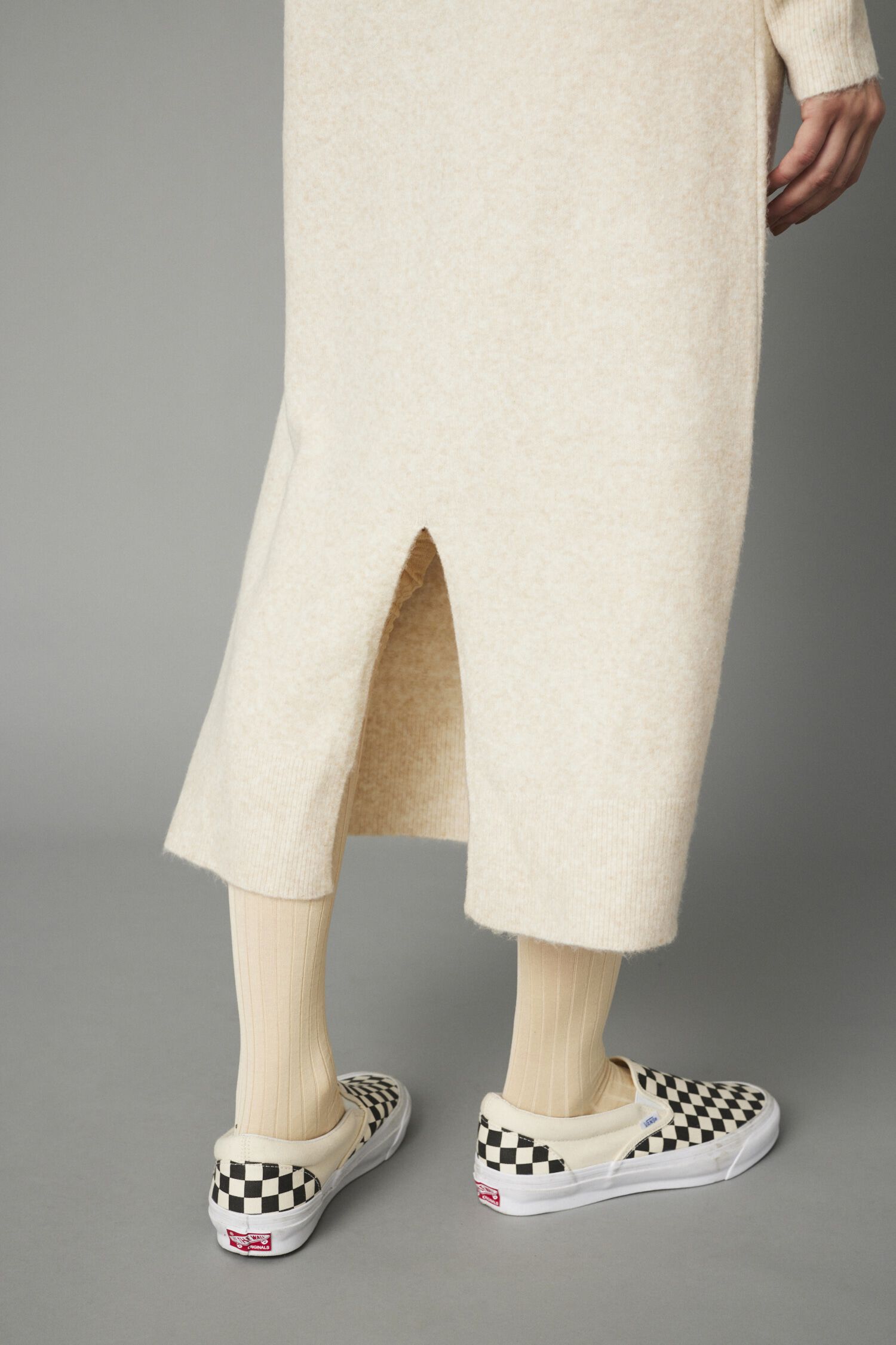 HeRIN.CYE「Frill docked knit dress」|ワンピース|