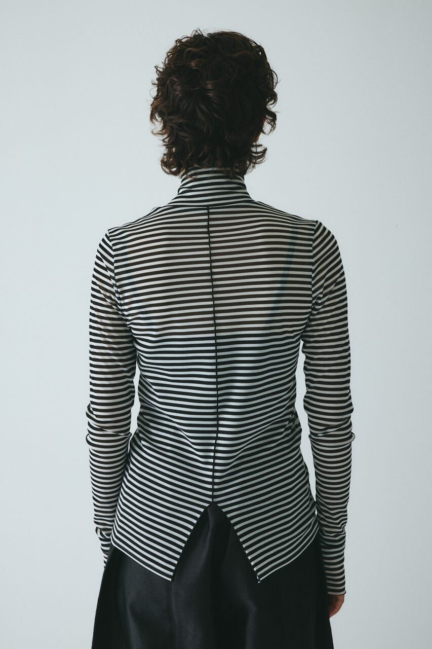 HeRIN.CYE「High neck mesh inner tops」|Tシャツ・カットソー|