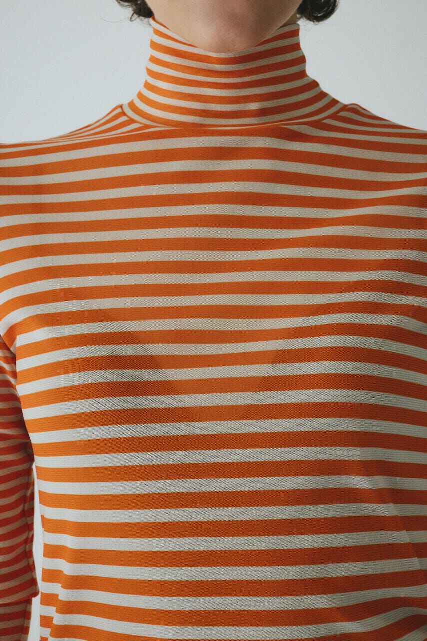 HeRIN.CYE「High neck mesh inner tops」|Tシャツ・カットソー|