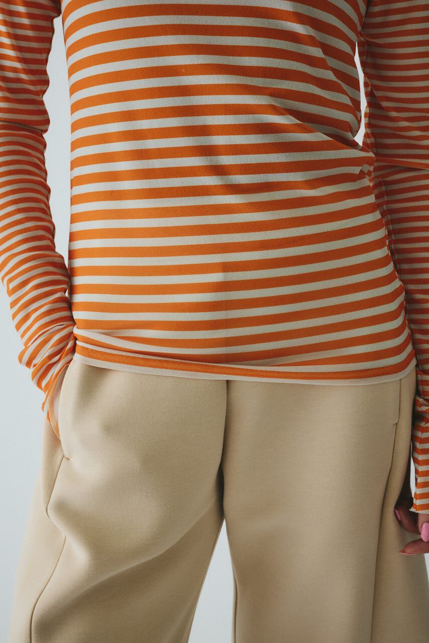 HeRIN.CYE「High neck mesh inner tops」|Tシャツ・カットソー|