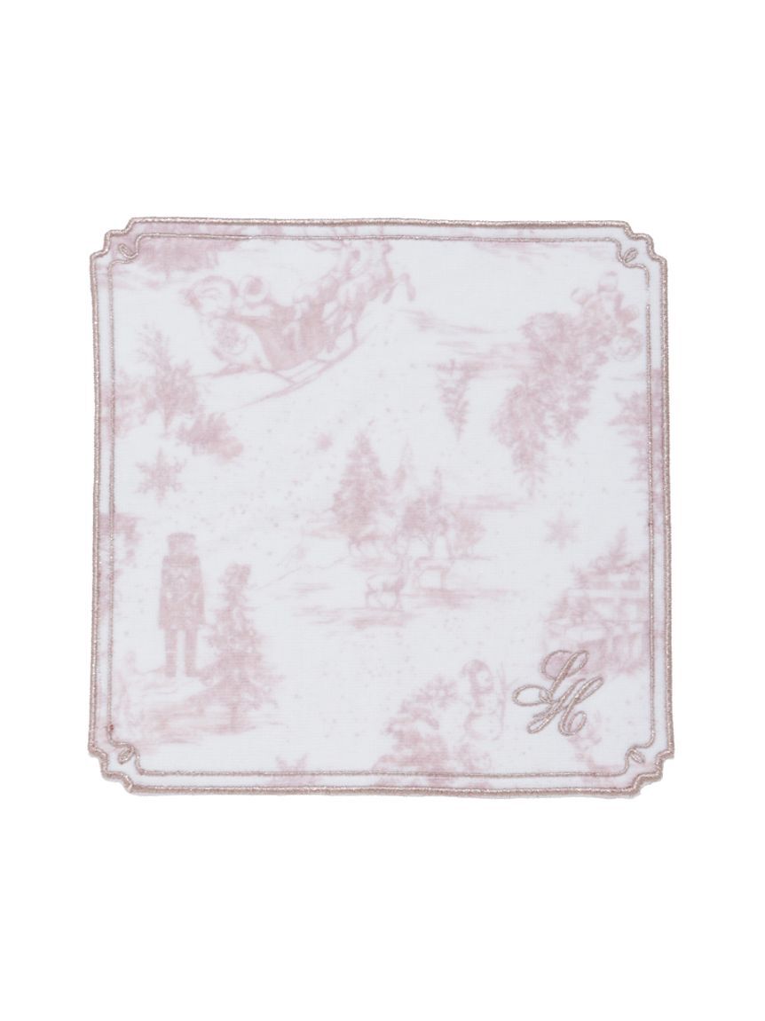 SNIDEL HOME「ホリデージュイハンドタオル」|ハンカチ|PNK