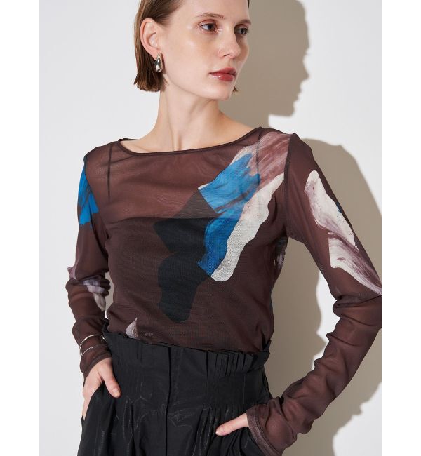 ELENDEEK「ORE GLINT SKIN CS」|Tシャツ・カットソー|ブラウン