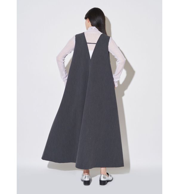 ELENDEEK「DEEP V NECK A-LINE OP」|ワンピース|