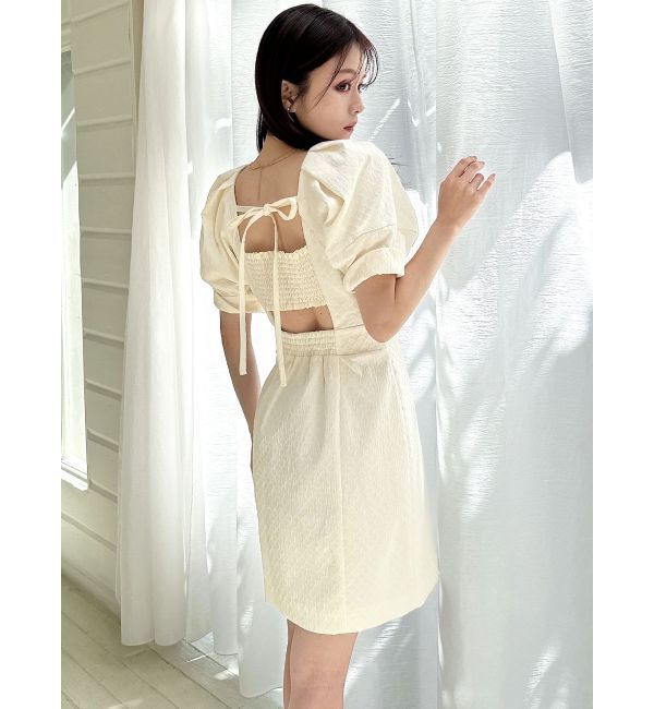 RESEXXY「バックデザインミニワンピース」|ワンピース|