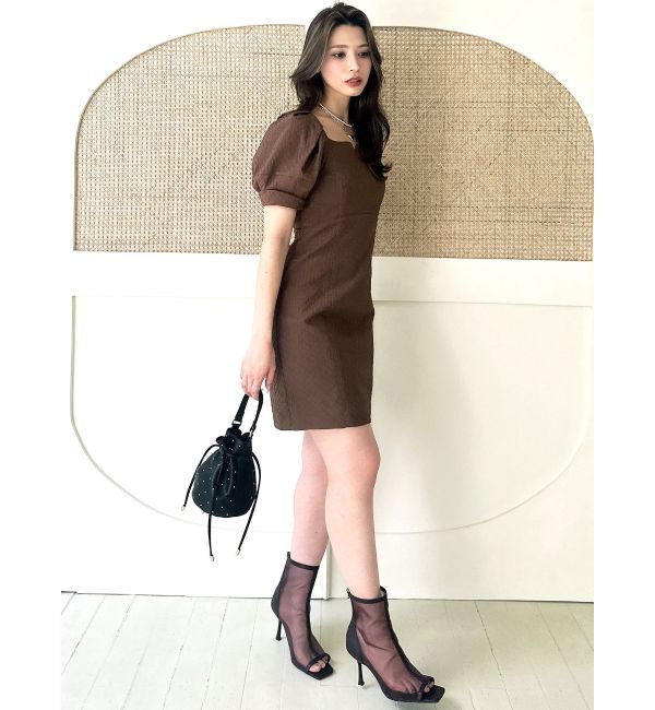 RESEXXY「バックデザインミニワンピース」|ワンピース|