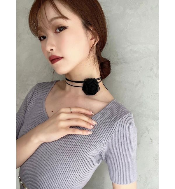 RESEXXY「シアーコサージュ」|ネックレス|