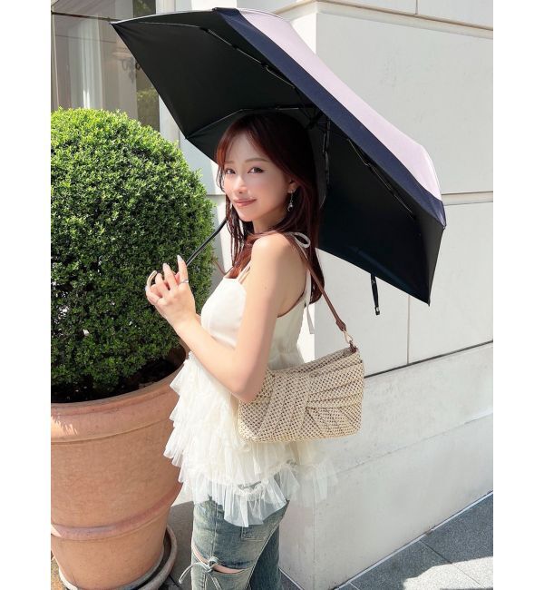 RESEXXY「バイカラーデザイン日傘」|傘|