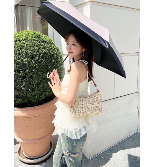 RESEXXY「バイカラーデザイン日傘」|傘|