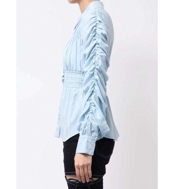 RESEXXY「ギャザーデザインチュニックシャツ」|シャツ・ブラウス|