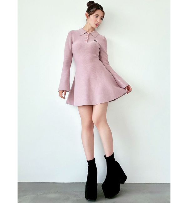 RESEXXY「ニットポロワンピース」|ワンピース|
