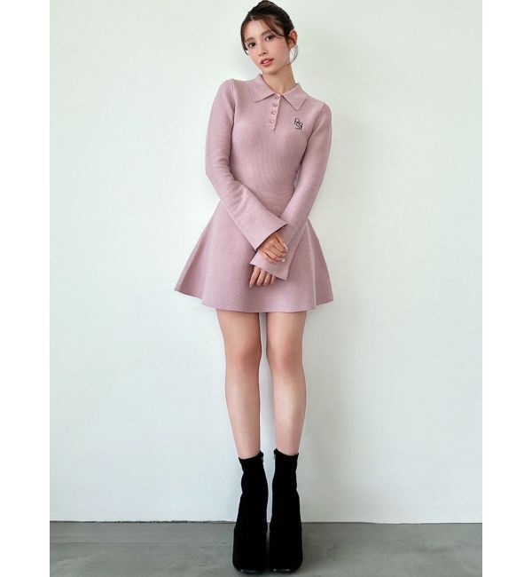 RESEXXY「ニットポロワンピース」|ワンピース|