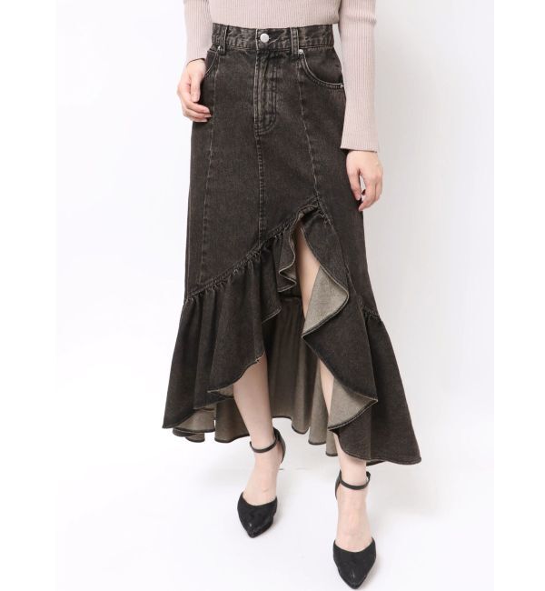 RESEXXY「ラッフルデニムスカート」|スカート|