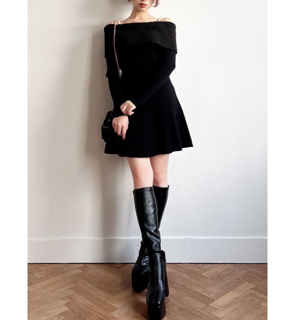 RESEXXY「ストラップミニニットワンピース」|ワンピース|