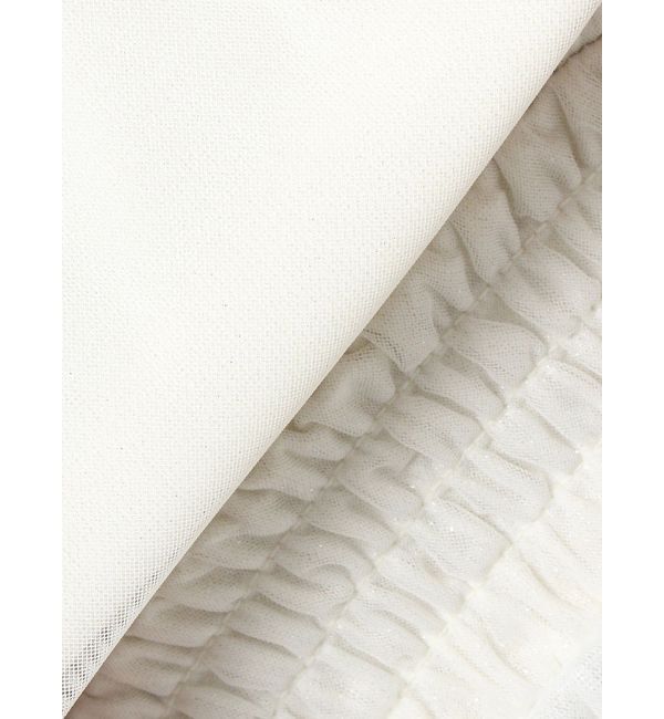 dazzlin「チュールリボンペプラム2wayトップス」|シャツ・ブラウス|