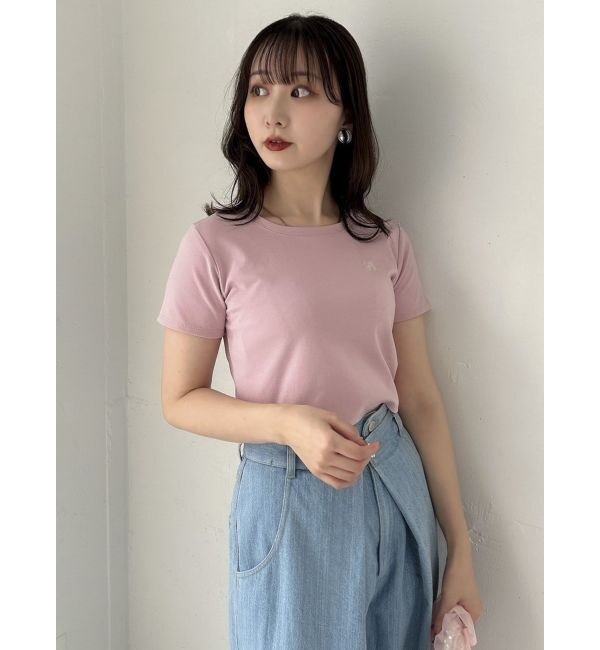 dazzlin「バックオープンショートTシャツ」|Tシャツ・カットソー|