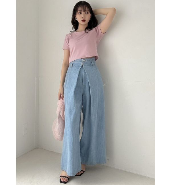 dazzlin「バックオープンショートTシャツ」|Tシャツ・カットソー|