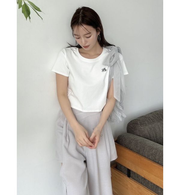 dazzlin「バックオープンショートTシャツ」|Tシャツ・カットソー|