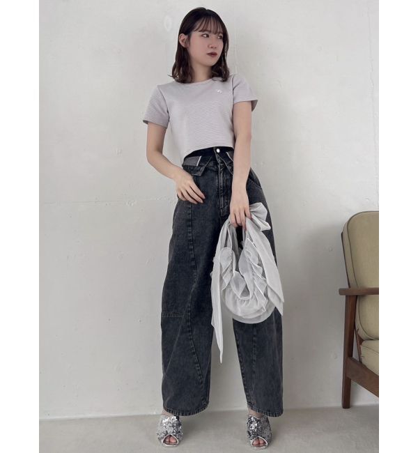 dazzlin「バックオープンショートTシャツ」|Tシャツ・カットソー|