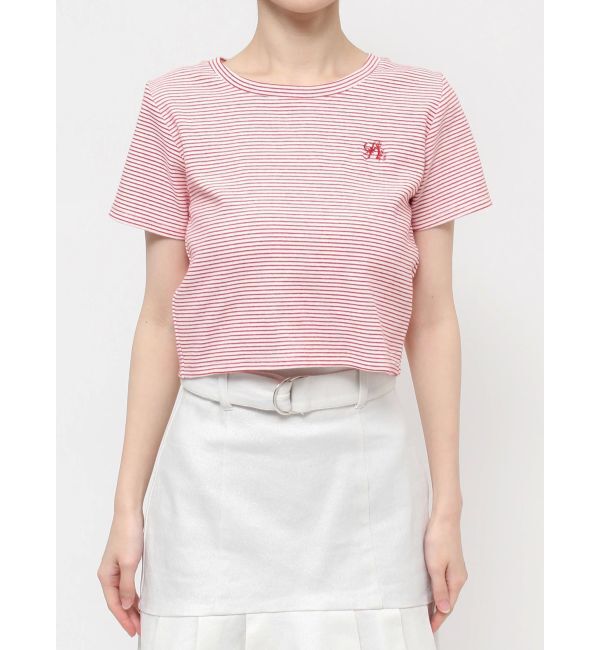 dazzlin「バックオープンショートTシャツ」|Tシャツ・カットソー|