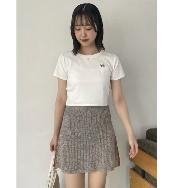 dazzlin「バックオープンショートTシャツ」|Tシャツ・カットソー|